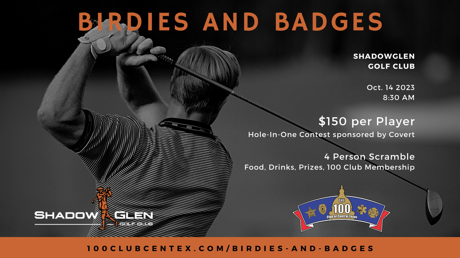 Birdies & Badges Golf Tournament - October 14, 2023