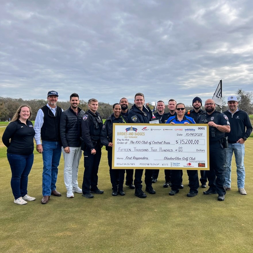 The Birdies & Badges Golf Tournament raised $15,706